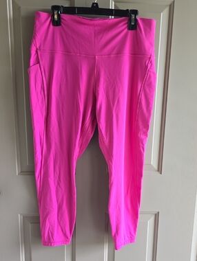 lululemon athletica Bright Pink High-Rise Leggings
